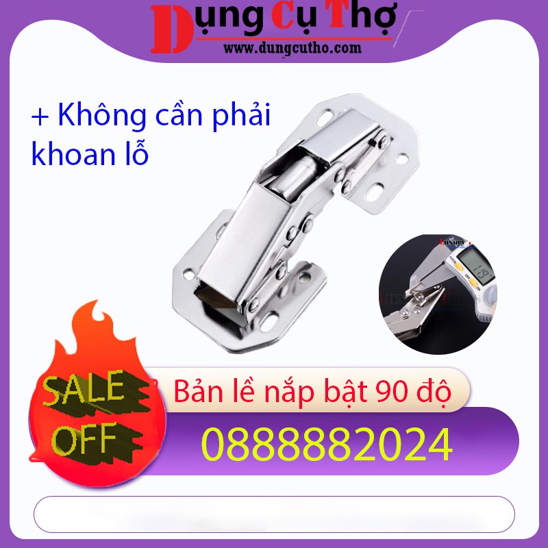 Hàng Hot❌FREE SHIP❌bản lề không cần khoan lỗ,bản lề nắp bật thép,bản lề tủ bếp hot