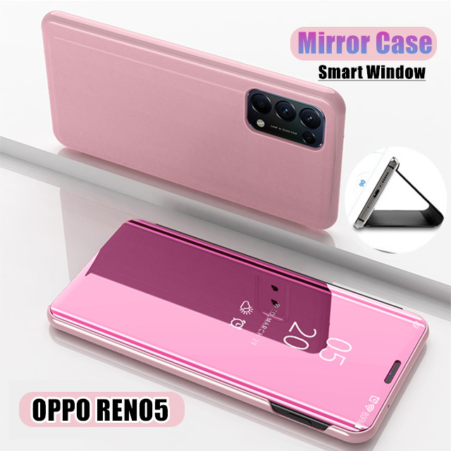 XIAOMI Bao Da Tráng Gương Thời Trang Cho Oppo Reno5 Reno5Pro Reno 5 Pro Reno 5pro | BigBuy360 - bigbuy360.vn