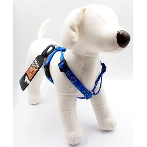 Đai xích ngực cho chó TRUSTIE  HARNESS - FIREWORK (BLUE) (SMALL)