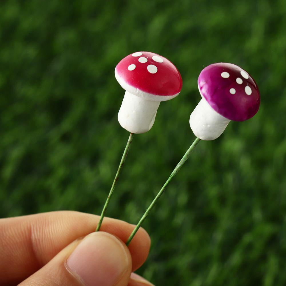 Đồ trang trí Cây Nấm Mini Bằng Nhựa Resin Trang Trí Tiểu Cảnh