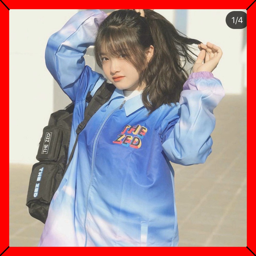 [Mã WASTUP giảm 10% tối đa 30K đơn 99K] 👫𝗟𝗼𝗮̣𝗶 𝗱𝗮̀𝘆🌿 áO Khoác Gió Loang Màu In THE ZED (MỚI) | BigBuy360 - bigbuy360.vn