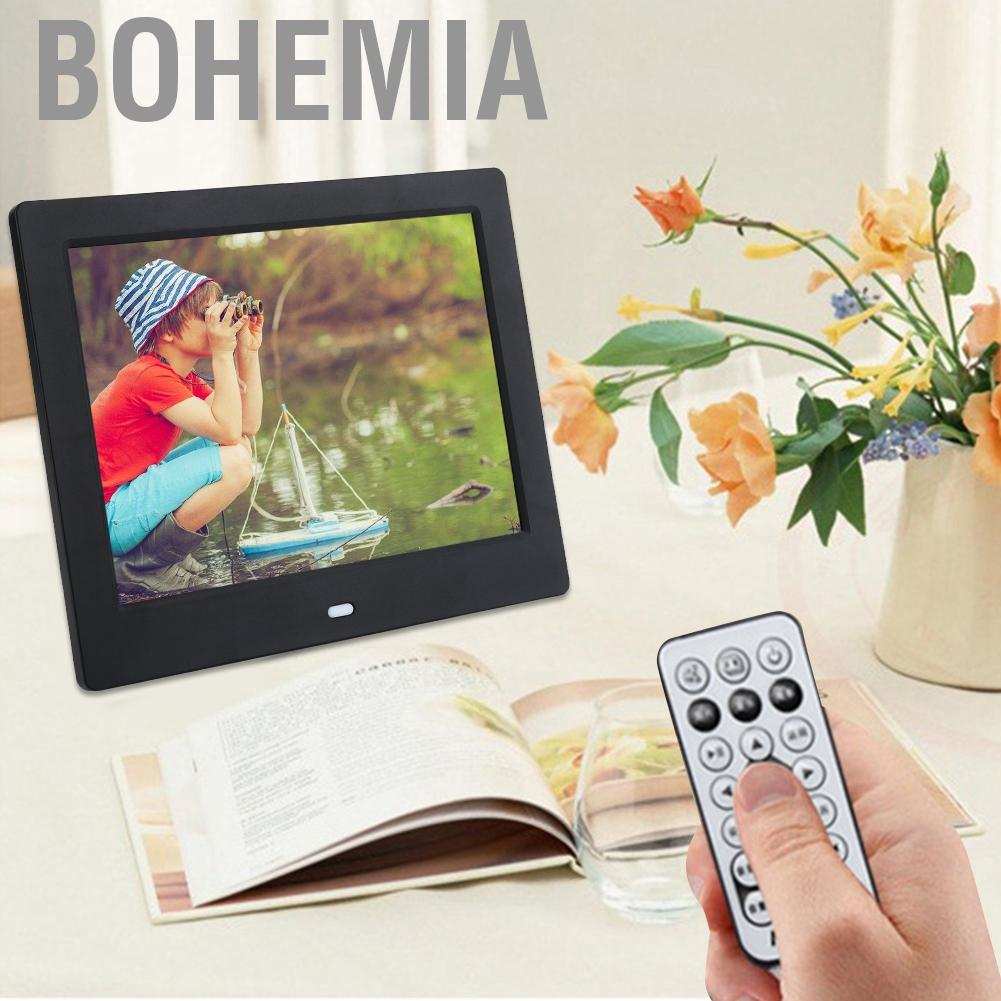 Khung ảnh kỹ thuật số 8inch 1024X768 110V‐240V có điều khiển từ xa
 | BigBuy360 - bigbuy360.vn