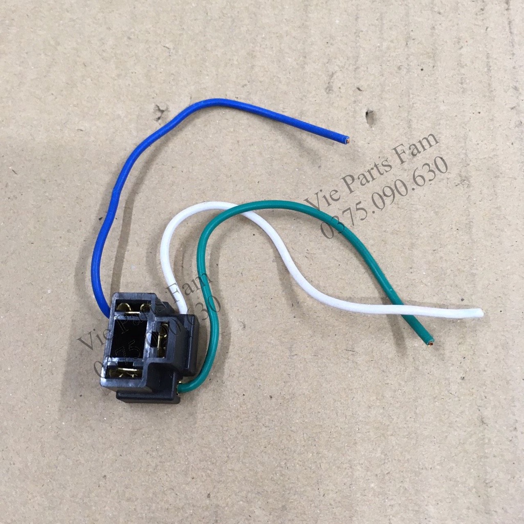 Đuôi đèn 3 chân H4 dành cho các đời xe máy Honda, Yamaha, Suzuki, SYM
