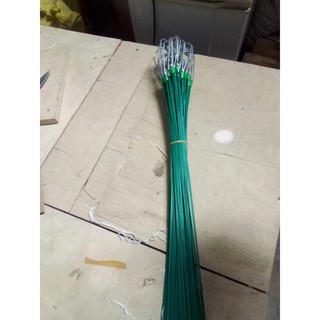 Móc treo kẽm bọc nhựa xanh