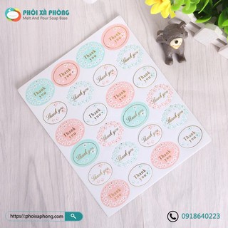 Bộ Sticker Chữ Thank You