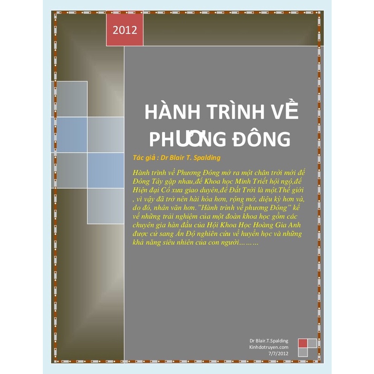 Sách - Hành Trình Về Phương Đông (Khổ Nhỏ) - Tái Bản In Màu  Tặng Kèm Bookmark