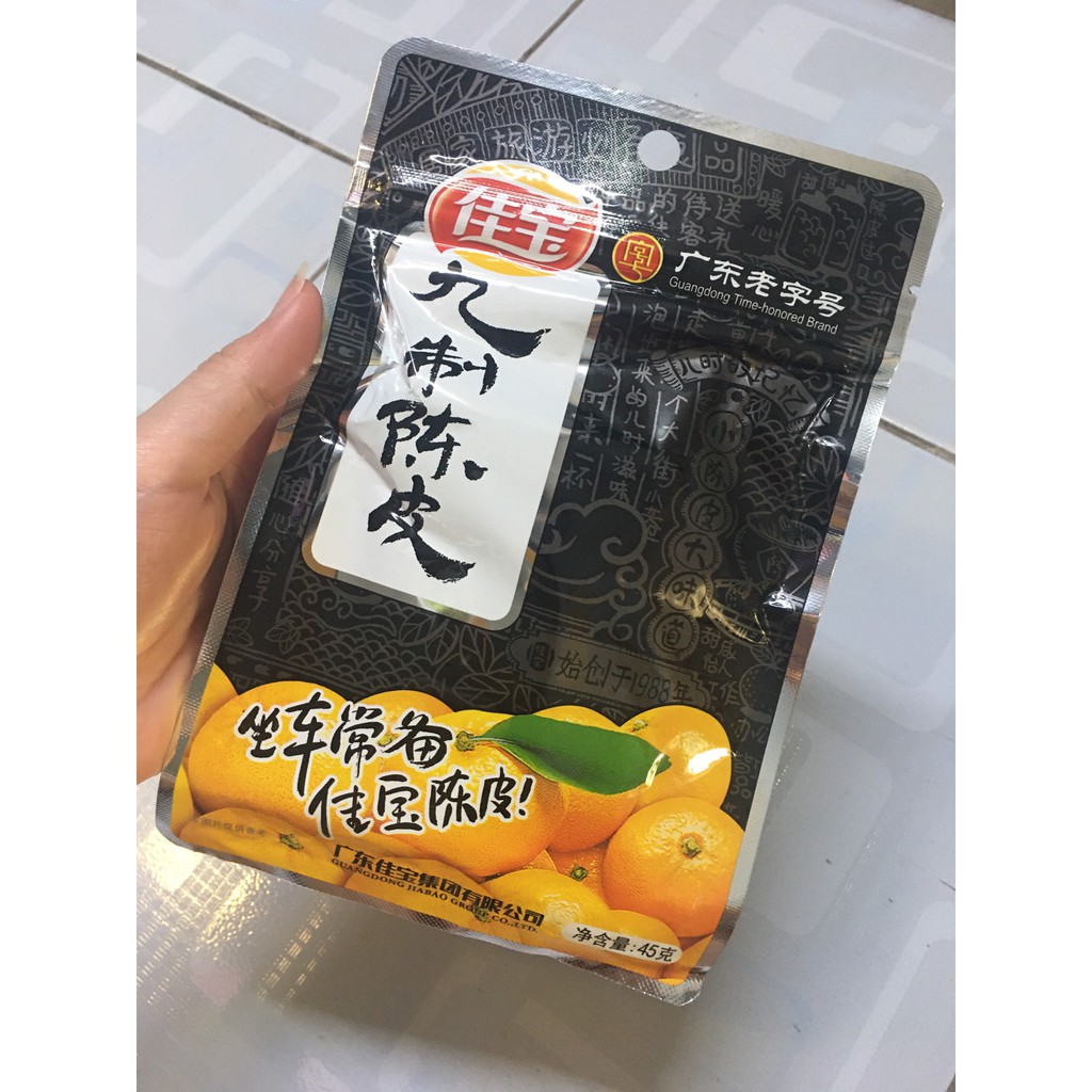 QUẤT TRẦN BÌ - Ô MAI VỎ QUÝT MẶN NGỌT LOẠI NGON 45g