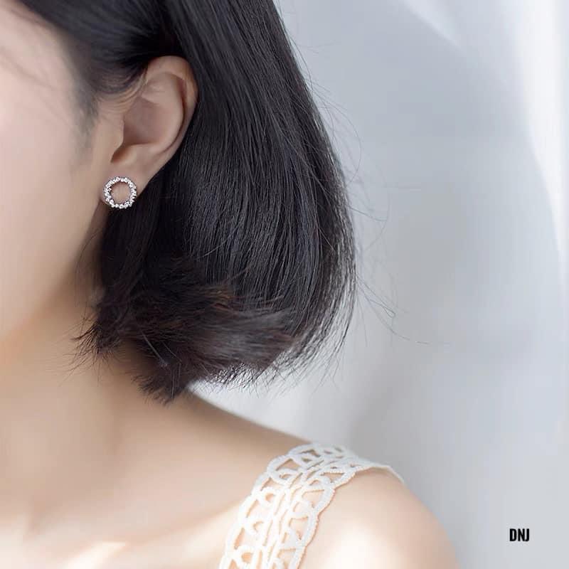 Bông tai nữ bạc huyền thoại biển xanh - Kho sỉ bạc Nhất Linh