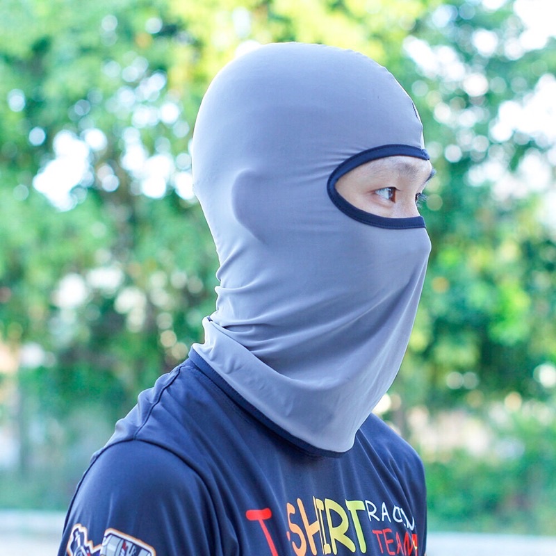 [Loại tốt] Khăn trùm đầu ninja cao cấp chất vải thun lạnh thấm hút mồ hôi bịt mặt đội mũ fullface phượt nam nữ chống năn