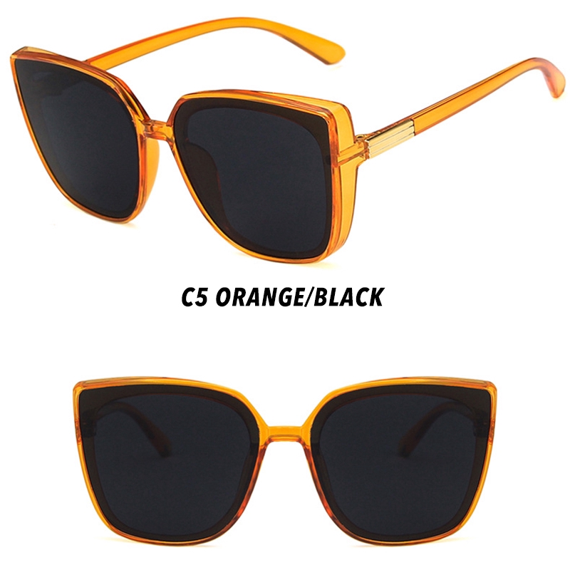 Kính Mát Gọng Vuông Oversize Thời Trang Cho Nam Nữ