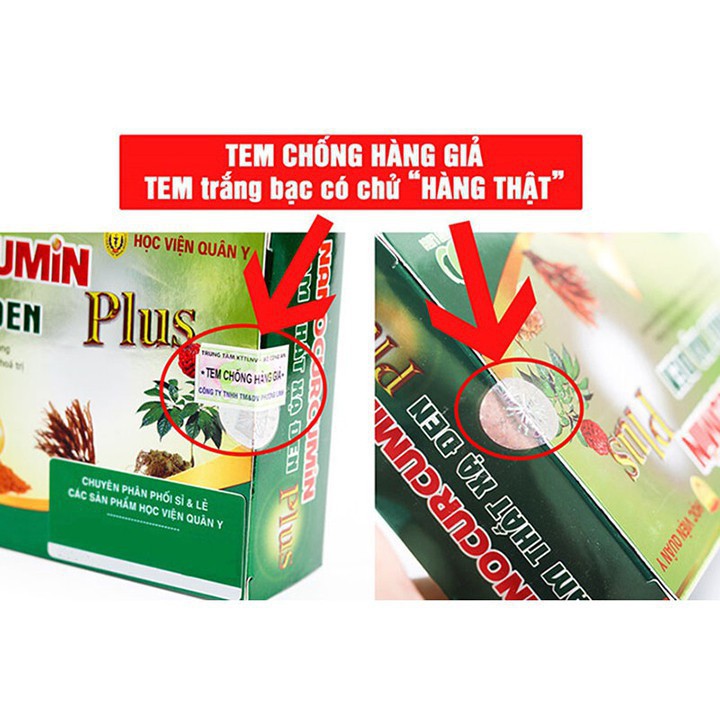 Nano Curcumin Tam thất xạ đen PLUS [ CHÍNH HÃNG ] Học viện quân y - Hỗ trợ giảm viêm, đau dạ dày