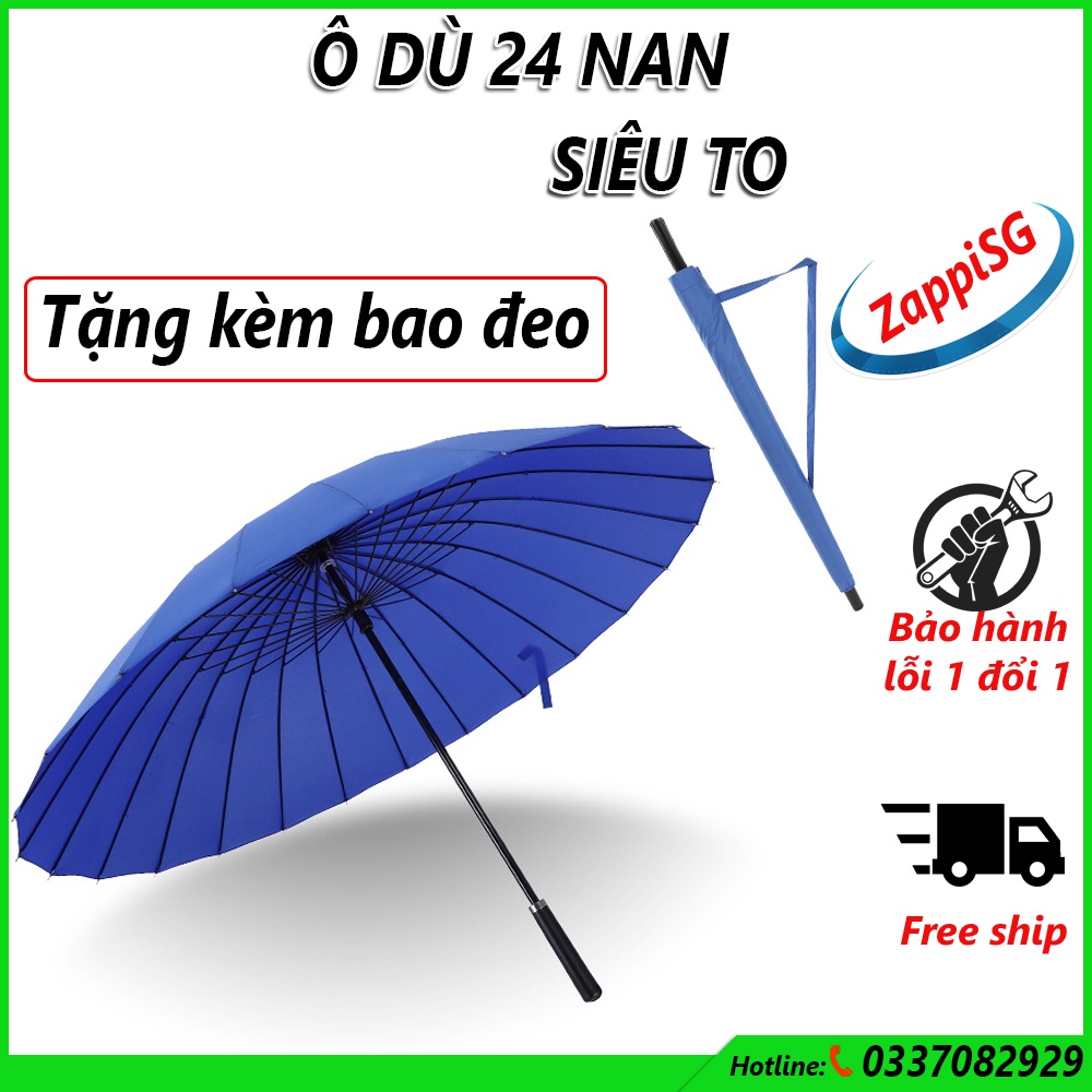 Ô (dù) 24 Nan Kép, che cho tới 3 người - Vật dụng thiết yếu không thể thiếu dù mưa hay nắng.