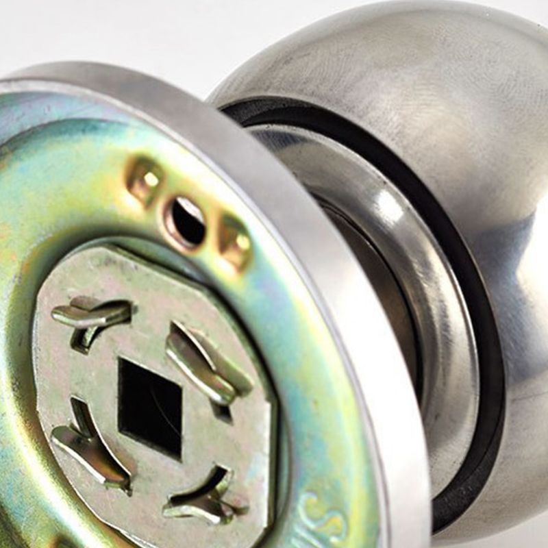 Bộ Ổ Khóa Cửa Kèm 3 Chìa Khóa Bằng Thép Không Gỉ Tiện Dụng Cho Phòng Ngủ / Phòng Tắm