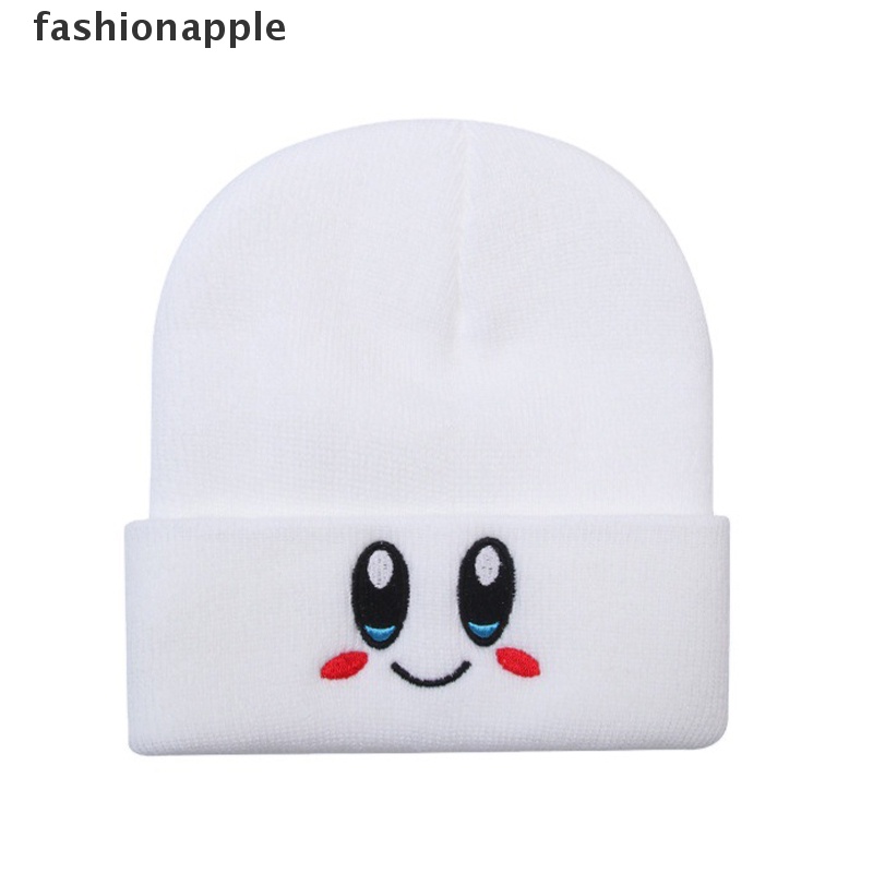 Mũ Beanie Dệt Kim Thêu Họa Tiết Xinh Xắn Cho Bé