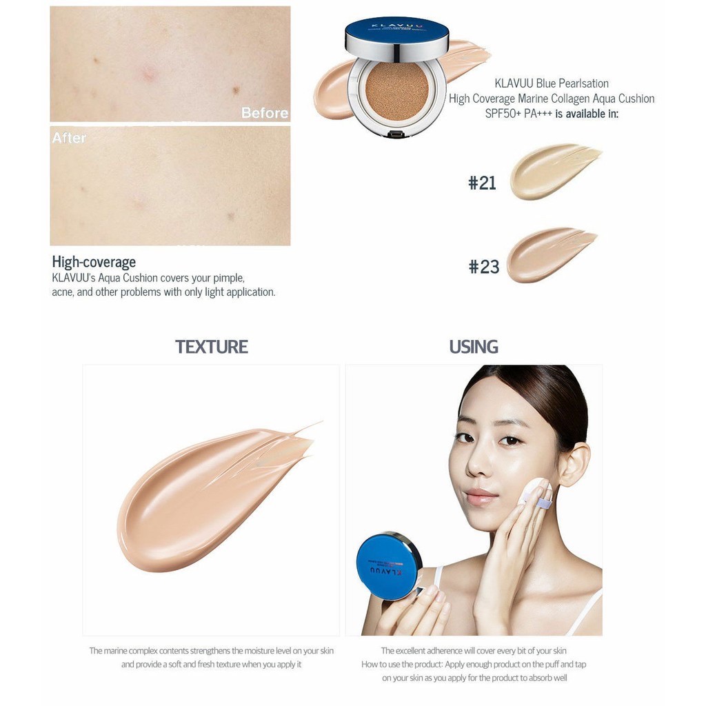 [DUTY FREE] CUSHION PHẤN NƯỚC KLAVUU HÀN QUỐC | BigBuy360 - bigbuy360.vn