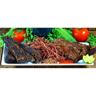 Đặc sản Tây Bắc (Lâm Béo Food): Thịt Trâu gác bếp - Thịt Lợn gác bếp