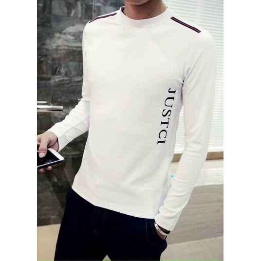 Áo Thun Nam Tay Dài H&P-BL02 Áo Thun Trơn Không Cổ Chất Liệu Cotton Co Giãn | BigBuy360 - bigbuy360.vn