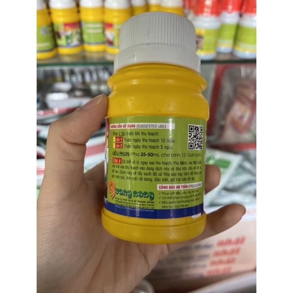 Thuốc Bóng trái thanh long - làm bóng trái thanh long chai 100ml