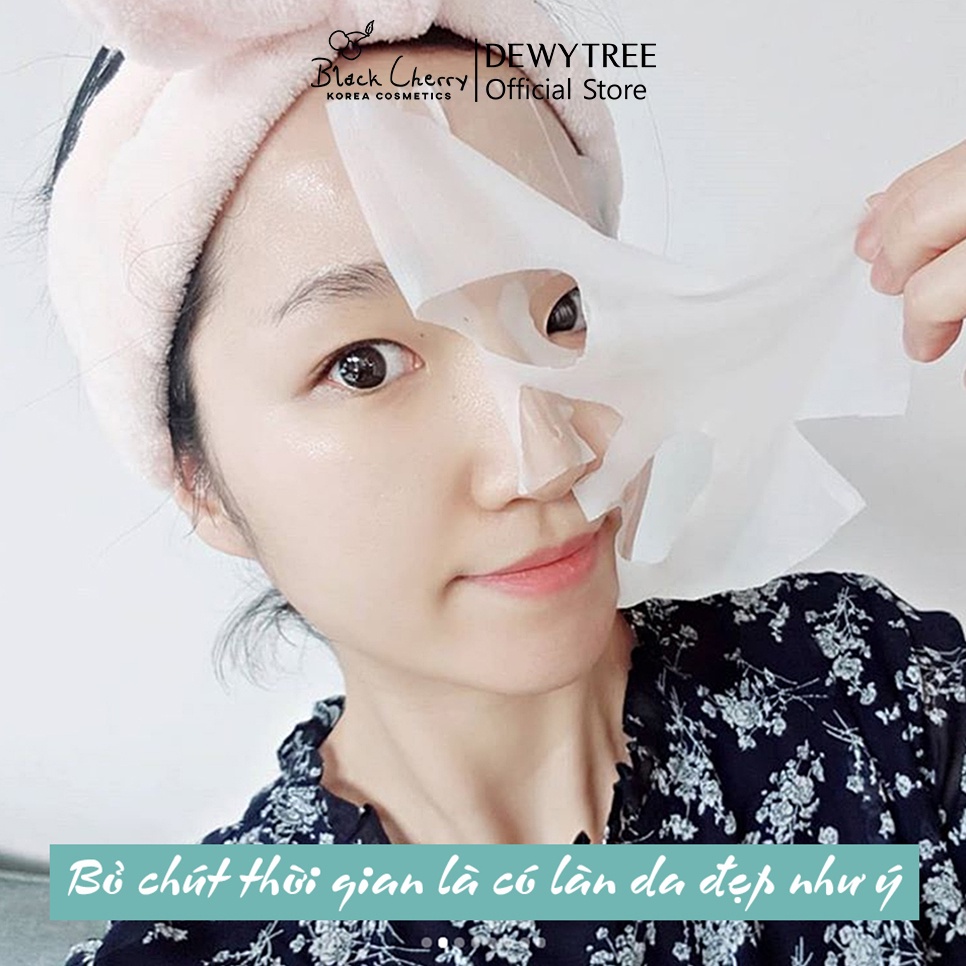 Mặt nạ ngọc trai dưỡng trắng da cấp ẩm và chống lão hóa Dewytree Skin Derma Brightening Mask (1 miếng)