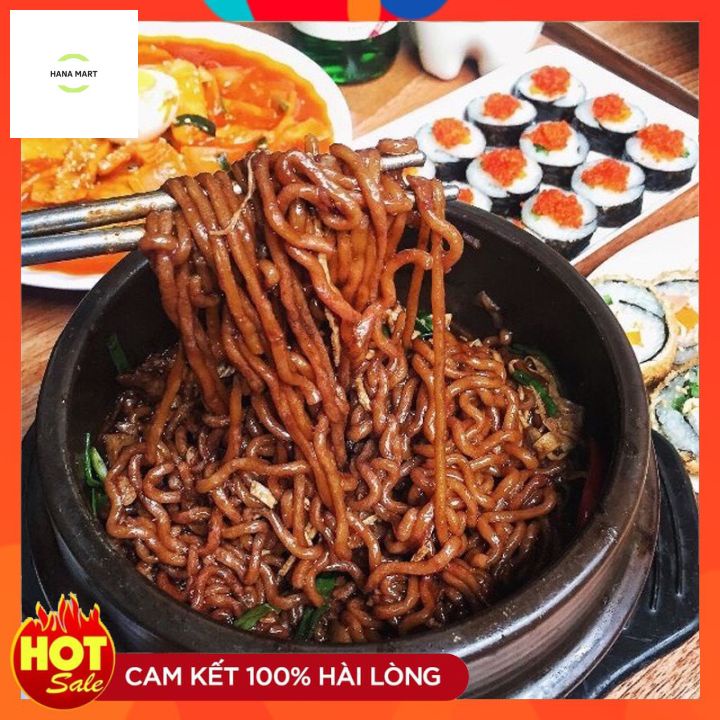 Mì Tươi Udon Hàn Quốc, Mì Tươi Samlip Làm Mỳ Tương Đen 200g