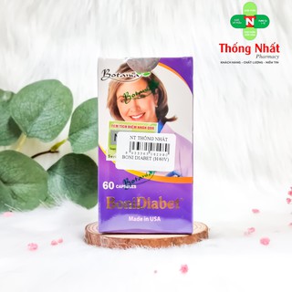 Viên uống Boni Diabet tiểu đường, ổn định đường huyết BoniDiabet Hộp 60 viên