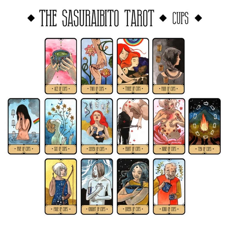 Bộ Bài Tarot The Sasuraibito Dành Cho Người Mới Bắt Đầu