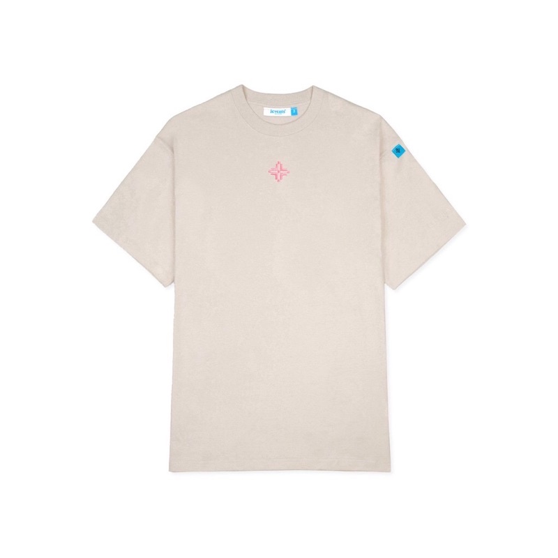 LEVENTS XL LOGO TEE BROWN/PINK PASS ÁO