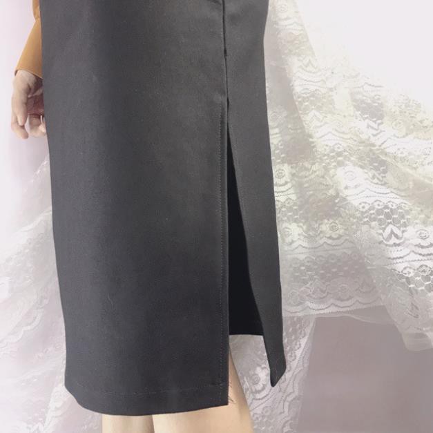 12.12 Xả - [Có size eo <76cm] Chân váy bút chì xẻ 2 tà thun co giãn mạnh DÀI 63CM Y88 ' 2021 . ᴬ : | BigBuy360 - bigbuy360.vn