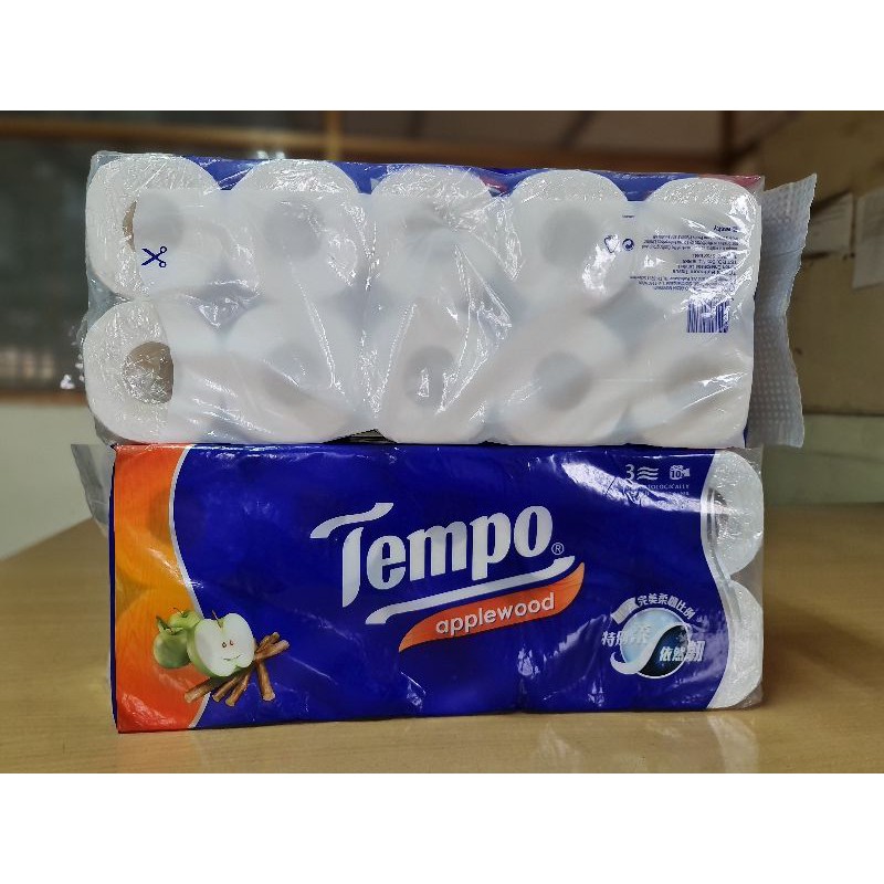 Giấy vệ sinh cao cấp Tempo lốc 10 cuộn