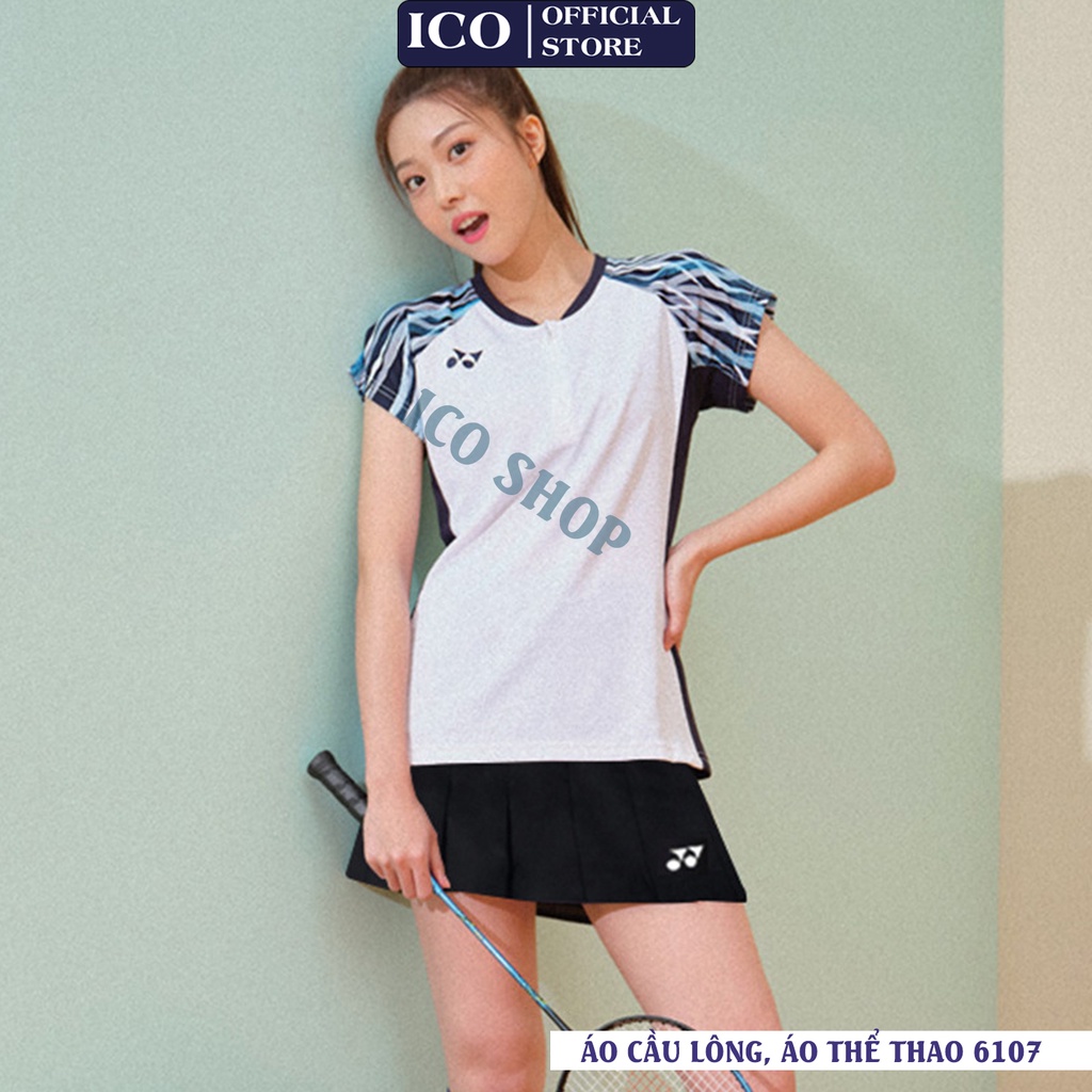 Áo cầu lông nam nữ 6107, Áo thể thao nam nữ 6107