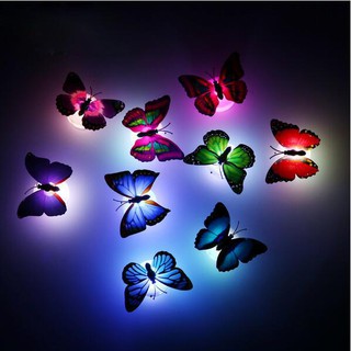 Đèn Led Dán Tường Hình Con Bướm phát sáng