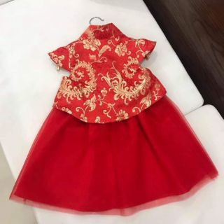 Đầm đỏ tết đẹp rụng tim