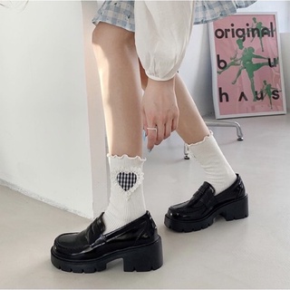 Giày Oxford Đế Cao (sẵn trắng: 35, đen: 37,38)