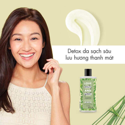 Sữa tắm love beauty & planet sạch sâu lưu hương thanh mát pure and - ảnh sản phẩm 4