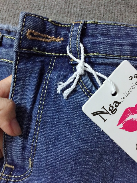 Chân váy Jeans nữ( jeans L1 dày đẹp) | BigBuy360 - bigbuy360.vn