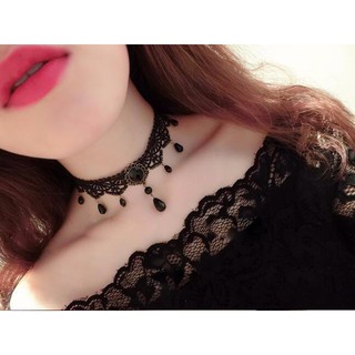 Mã V10 - Vòng Cổ ren giọt nước Lolita