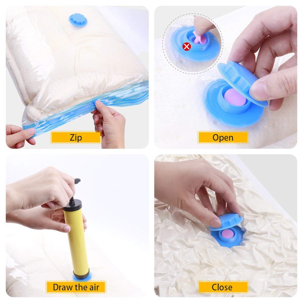 Túi Đựng Đồ Hút Chân Không Họa Tiết Hoạt Hình Dễ Thương