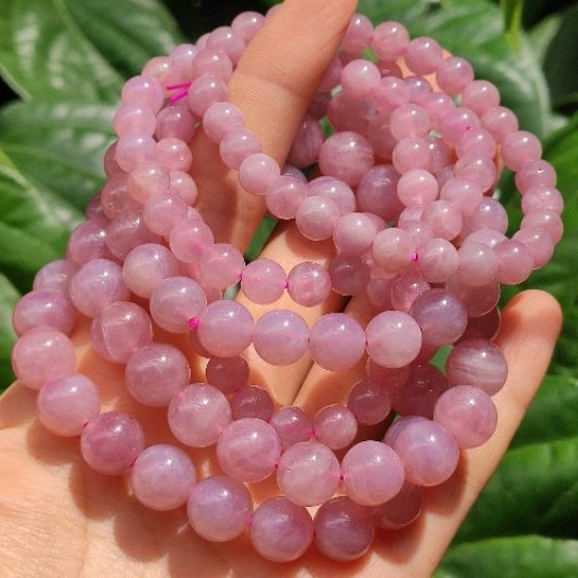 Vòng tay màu hồng phụ kiện mùa hè( nhiều size)_Van jw