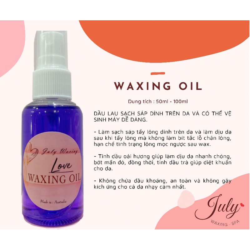 DẦU LAU SÁP SAU WAX JAX WAX ÚC