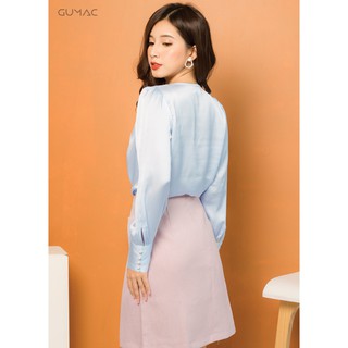 Áo sơ mi lụa GUMAC A07904