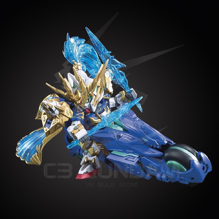 MÔ HÌNH LẮP RÁP SD TAM QUỐC SANGOKU SOKETSUDEN ZHAOYUN 00 GUNDAM & BILONGQU - TRIỆU VÂN SDSS BANDAI GUNDAM
