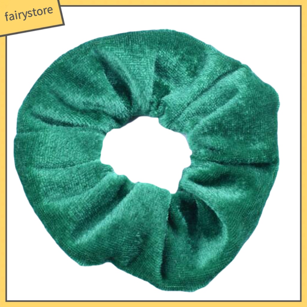 Dây Buộc Tóc Màu Trơn Thiết Kế Đơn Giản Cho Nữ