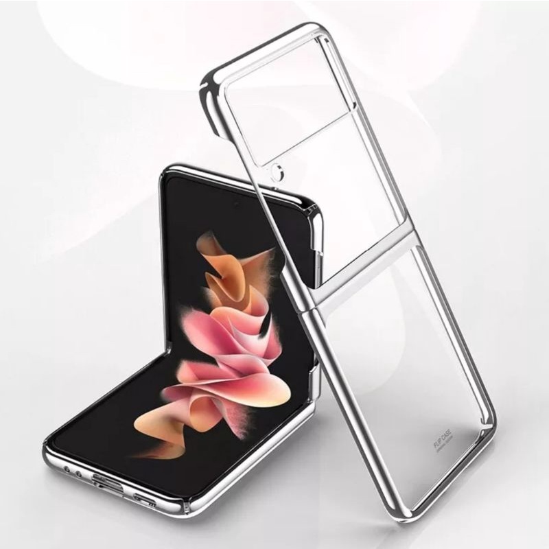 Ốp Samsung Z Flip5 - Z Flip4 - ZFlip3 - FLIP4 - Z Flip 3 5G viền tráng gương sang trọng bảo vệ toàn diện