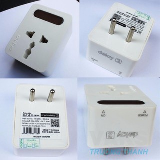Bộ 2 ổ cắm bảo vệ tủ lạnh Anpha Delay 2
