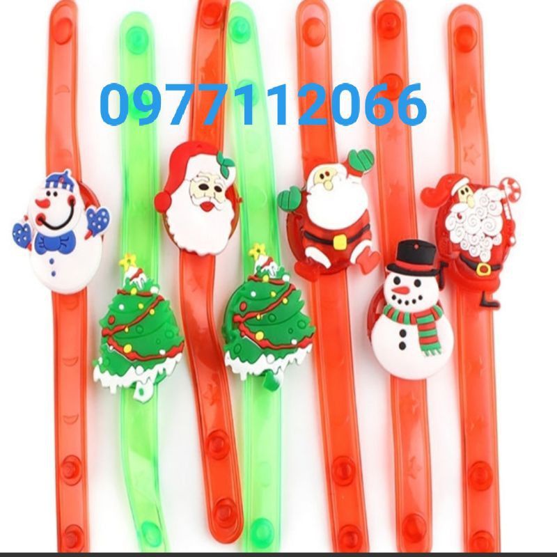 đồng hồ phát sáng đồng hồ Noel xinh xắn