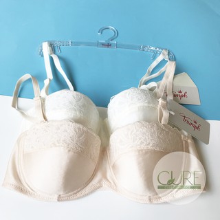 Áo lót triumph d 178 whpd màu trắng và da