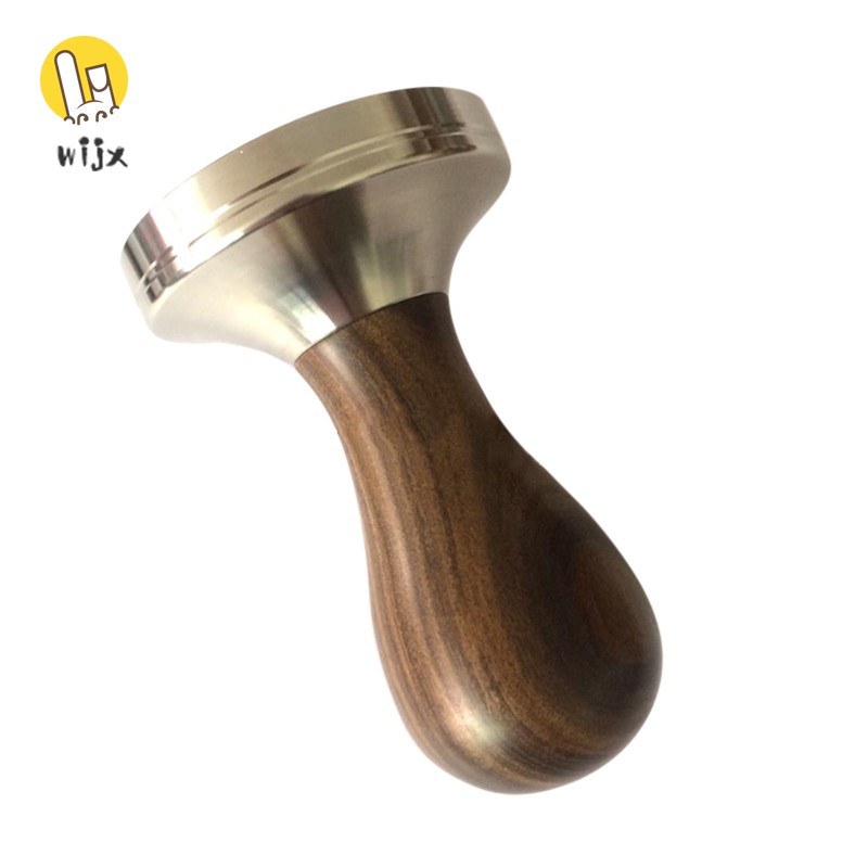 Tamper nén cà phê 51mm thiết kế có tay cầm bằng gỗ đàn hương