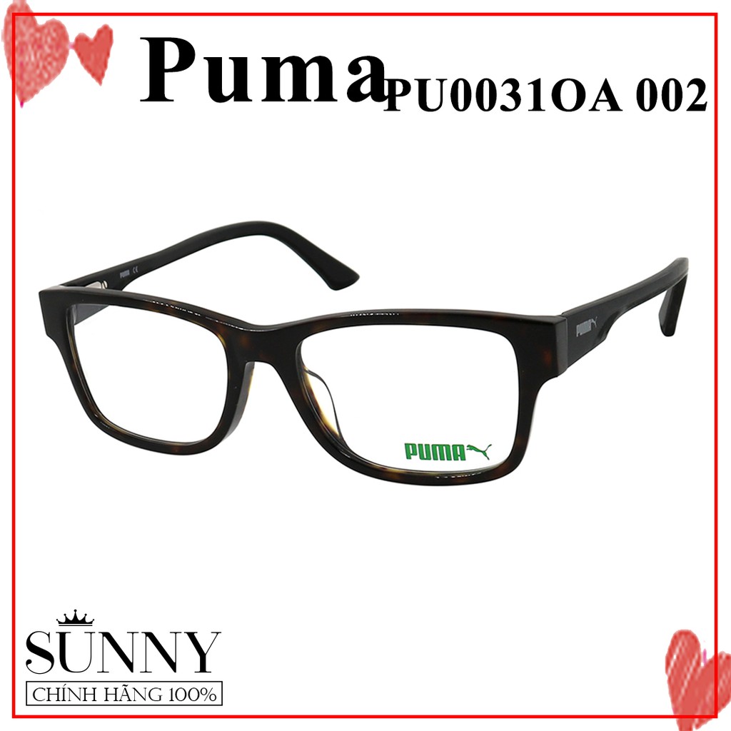 Gọng kính nam nữ chính hãng Puma PU0031OA màu sắc thời trang, thiết kế dễ đeo bảo vệ mắt