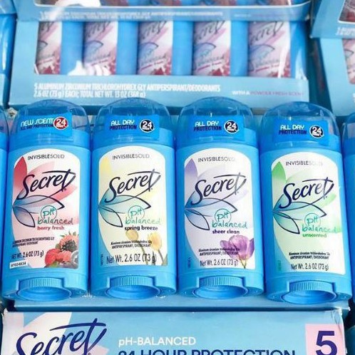 Lăn nách Secret hàng Mỹ 73g
