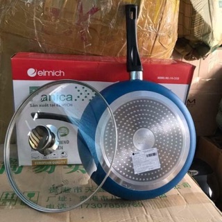 Chảo fanica Elmic có nắp đậy,  hàng chống dính dùng mọi loại bếp !
